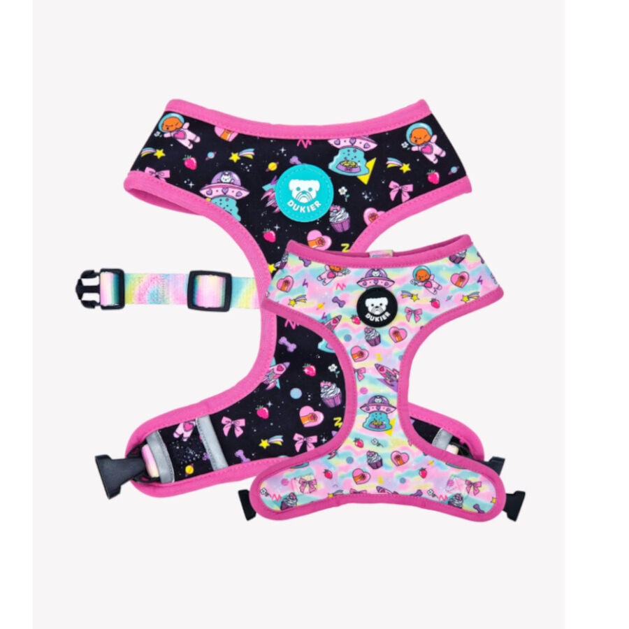 Dukier Pink Galaxy Arn&eacute;s Reversible para perros, , large Imagen numero 1